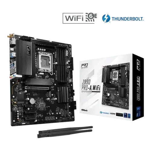 ASRock Z890 Pro-A WiFi LGA1851 DDR5 ATX Motherboard